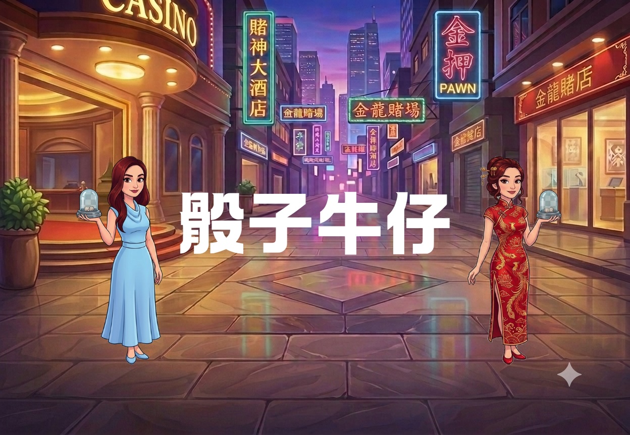 骰子牛仔遊戲畫面